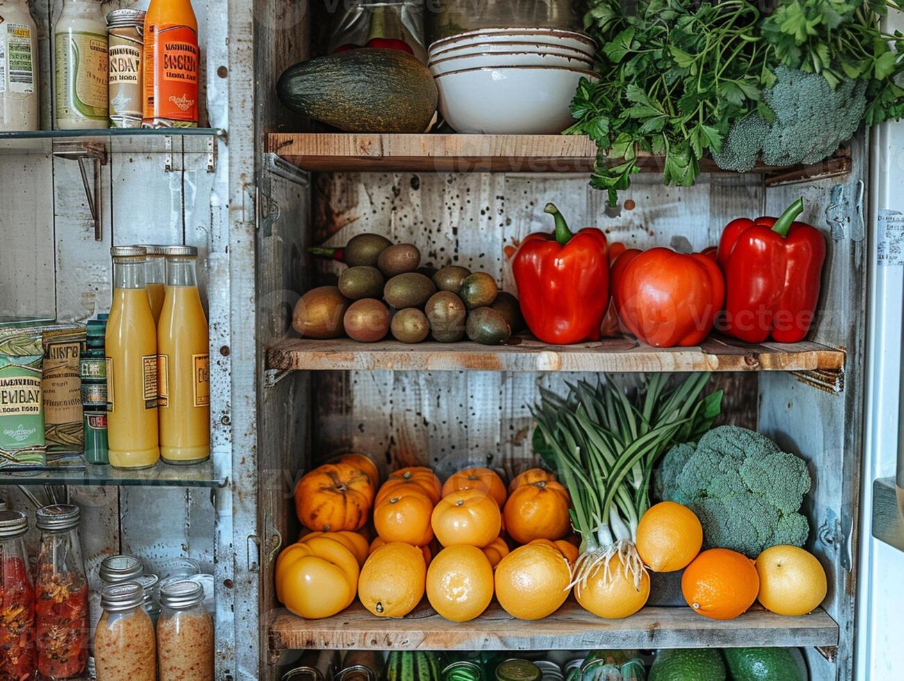 ai generato salutare mangiare ai generato foto