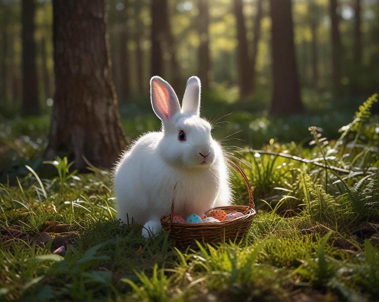 meravigliosamente decorato Pasqua uovo foto