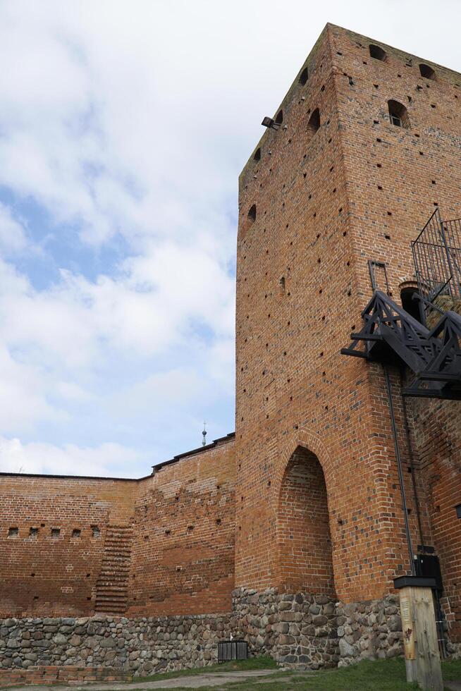 czersk, Polonia - marzo 24, 2024 - Ingresso Torre a castello di il masovia duchi foto