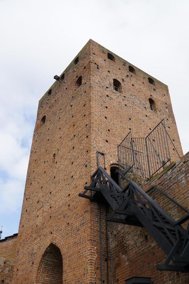 czersk, Polonia - marzo 24, 2024 - Ingresso Torre a castello di il masovia duchi foto