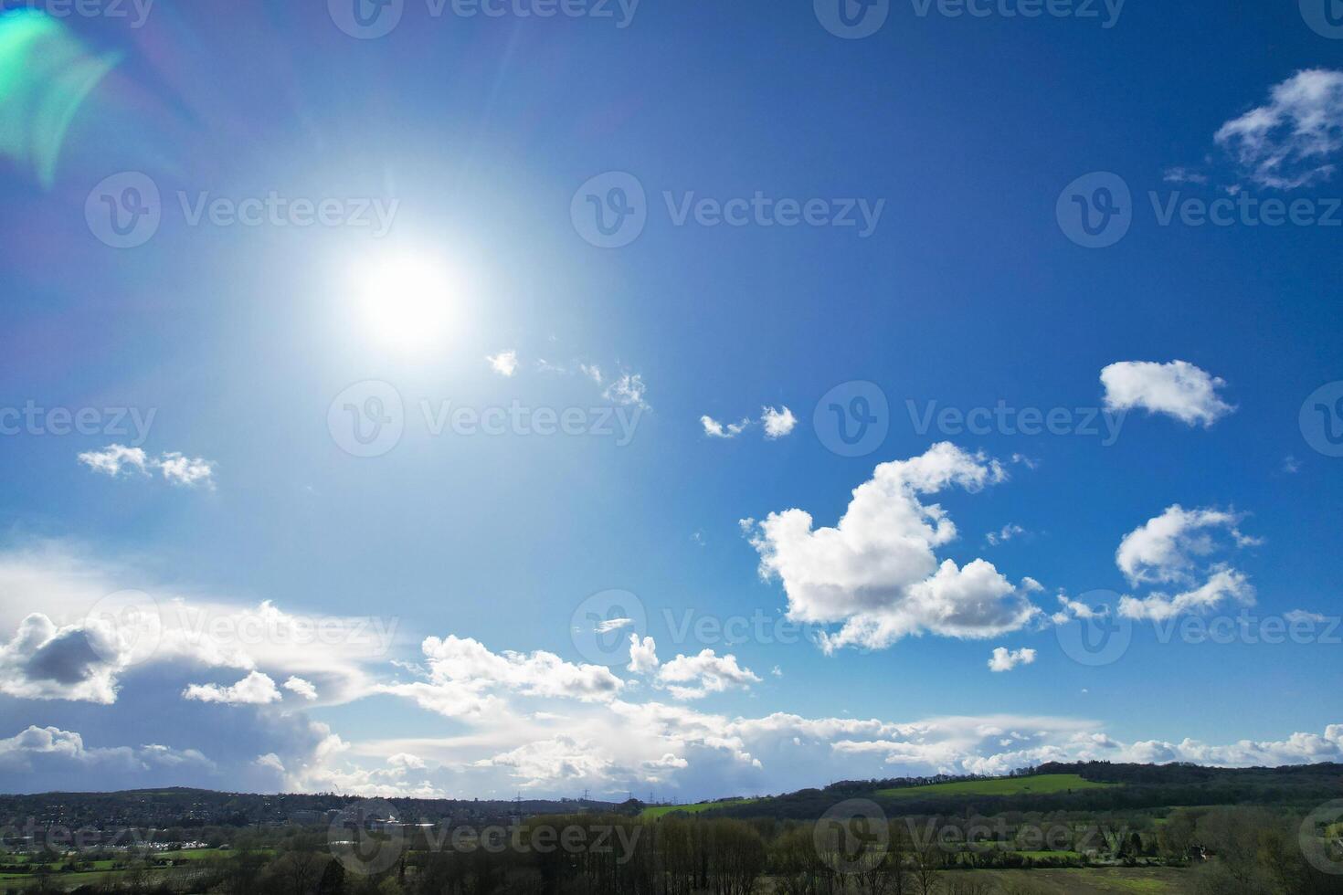 bellissimo cielo e nuvole al di sopra di Oxford città di Inghilterra UK foto