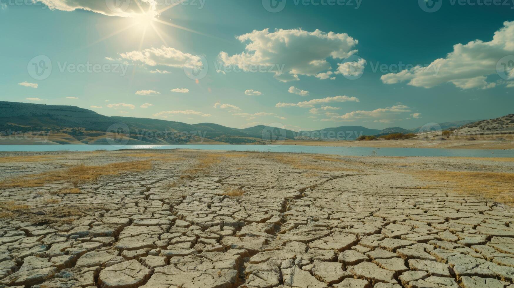 asciutto lago vicino Istanbul foto