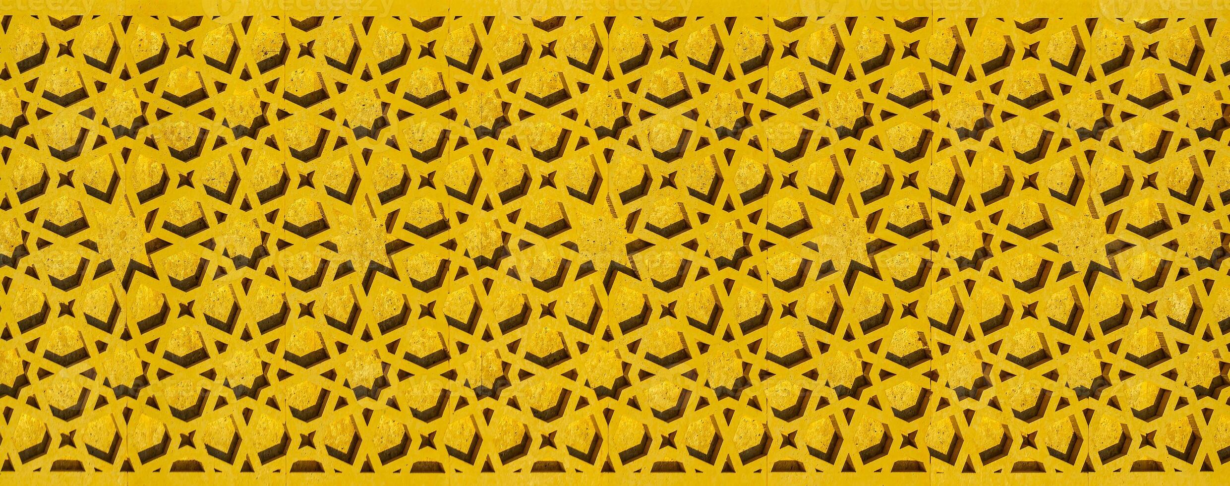 geometrico tradizionale islamico ornamento. frammento di un' mosaico.astratto sfondo. foto