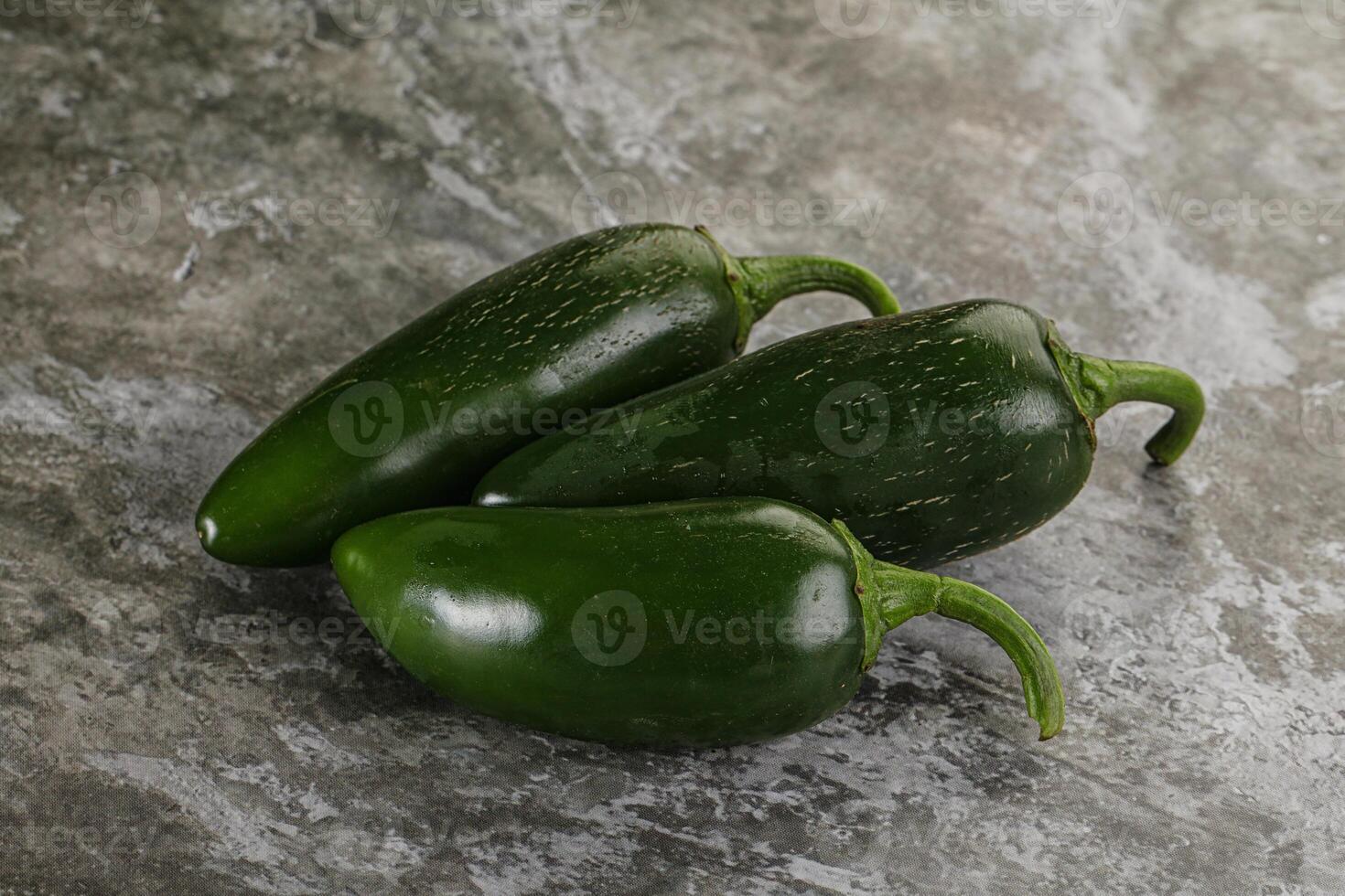 crudo verde messicano jalapeno Pepe foto