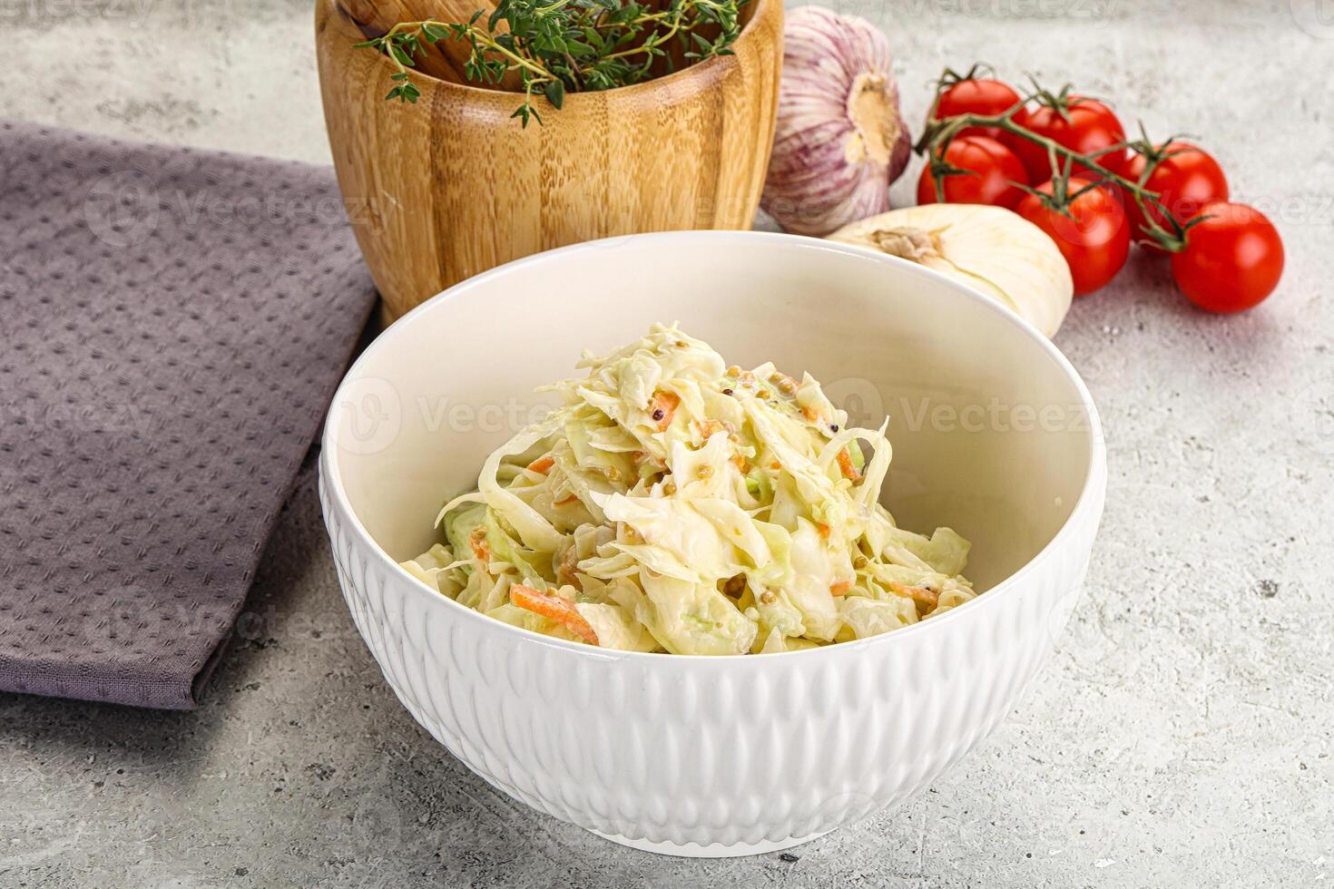 dietetico gustoso cole slaw insalata foto