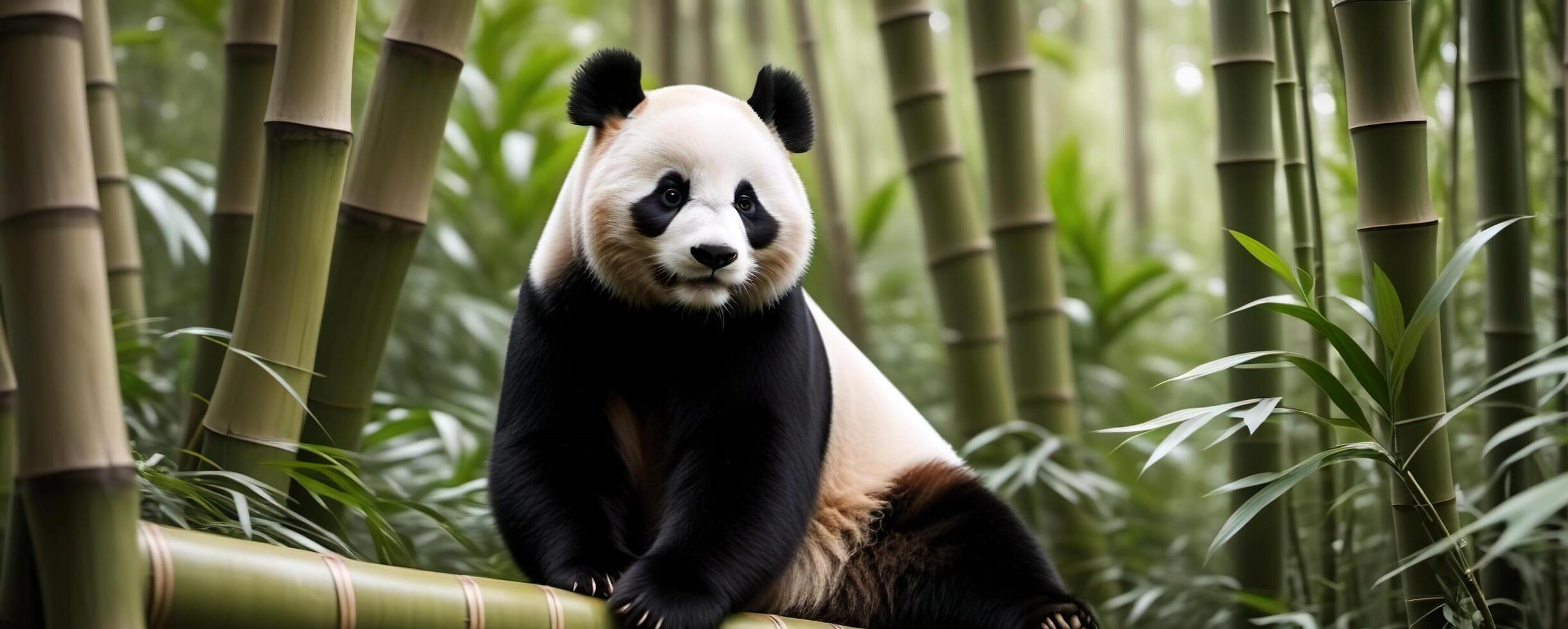 grande panda orso foto