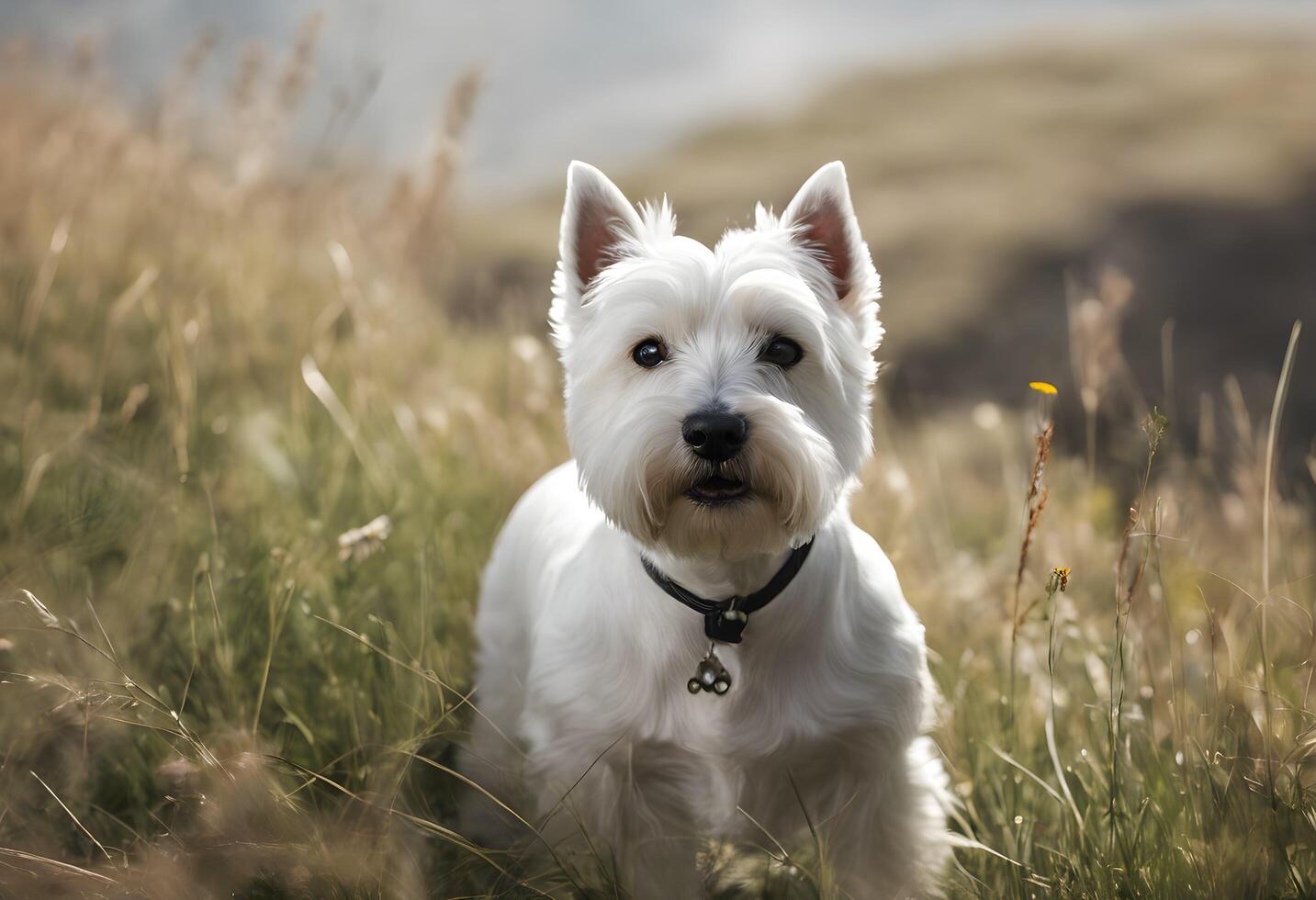 un' Visualizza di un' ovest montanaro terrier foto