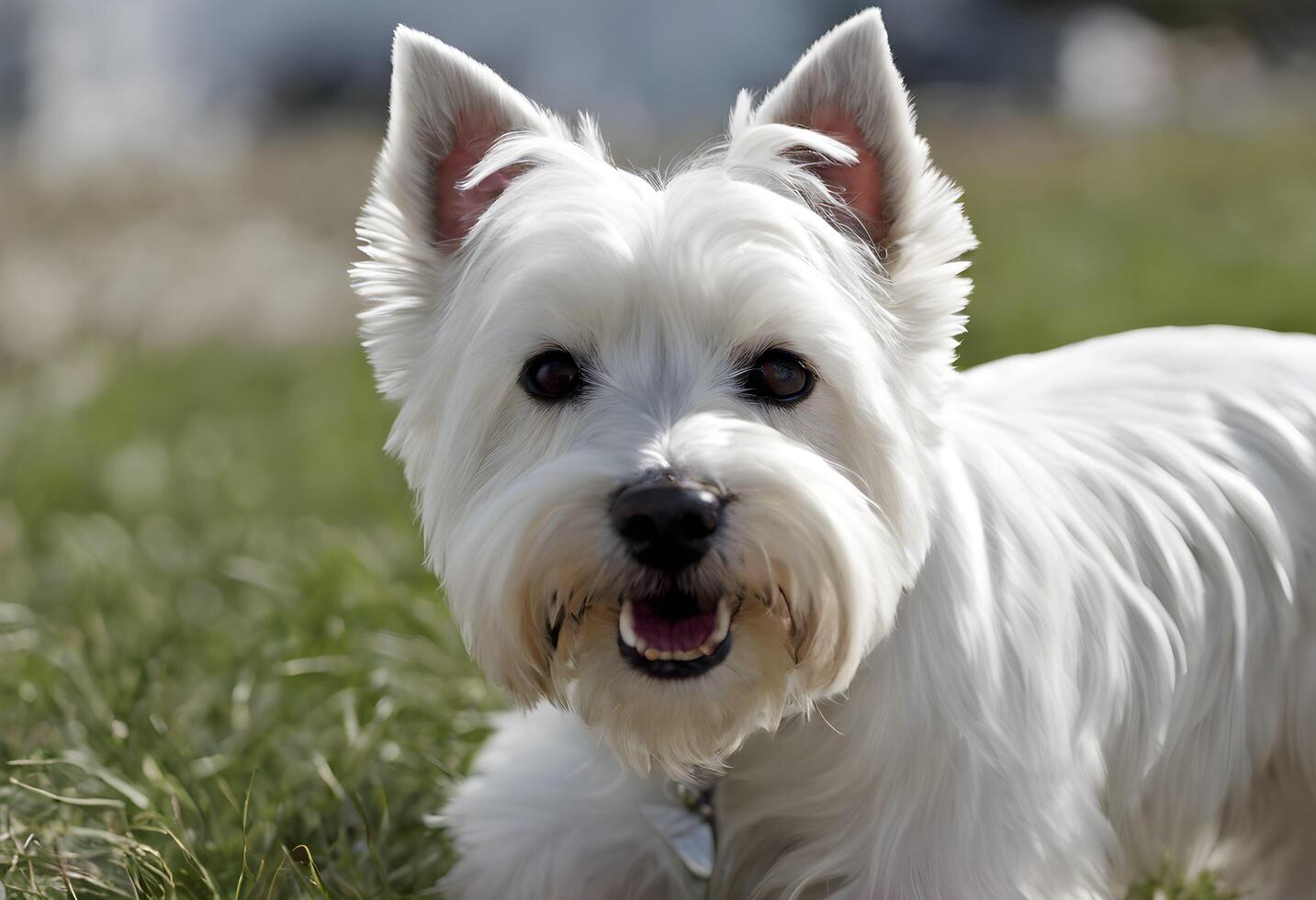 un' Visualizza di un' ovest montanaro terrier foto