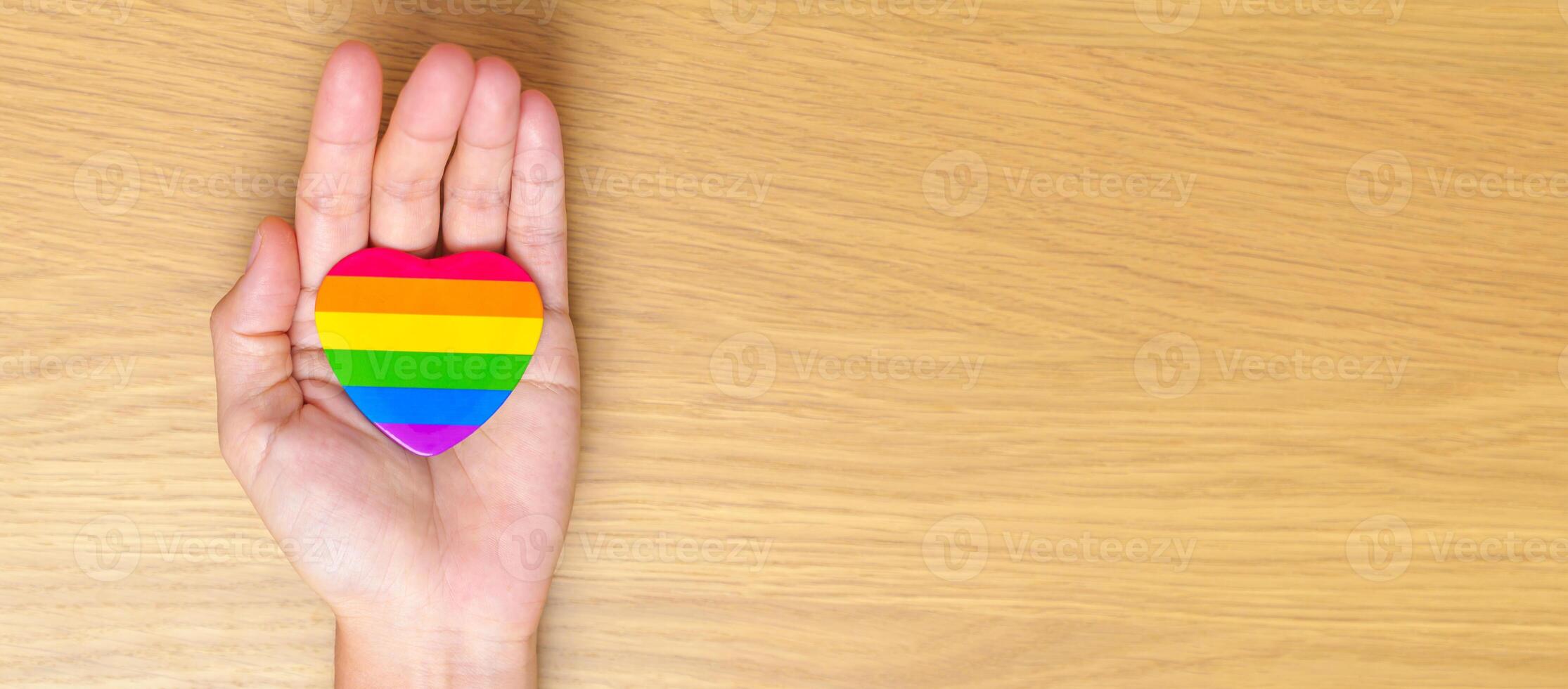 concetto del mese dell'orgoglio lgbt foto