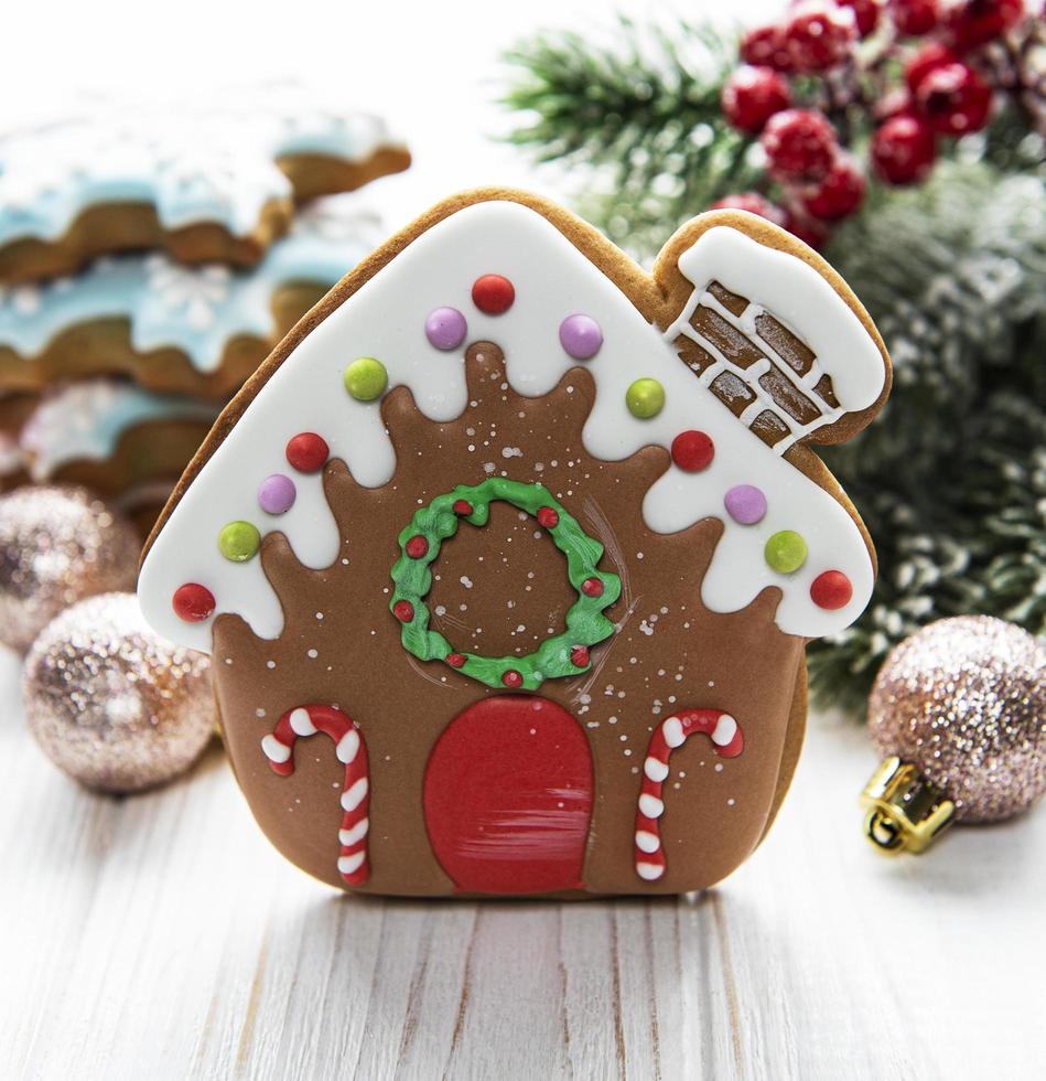 biscotti di panpepato fatti in casa di Natale foto