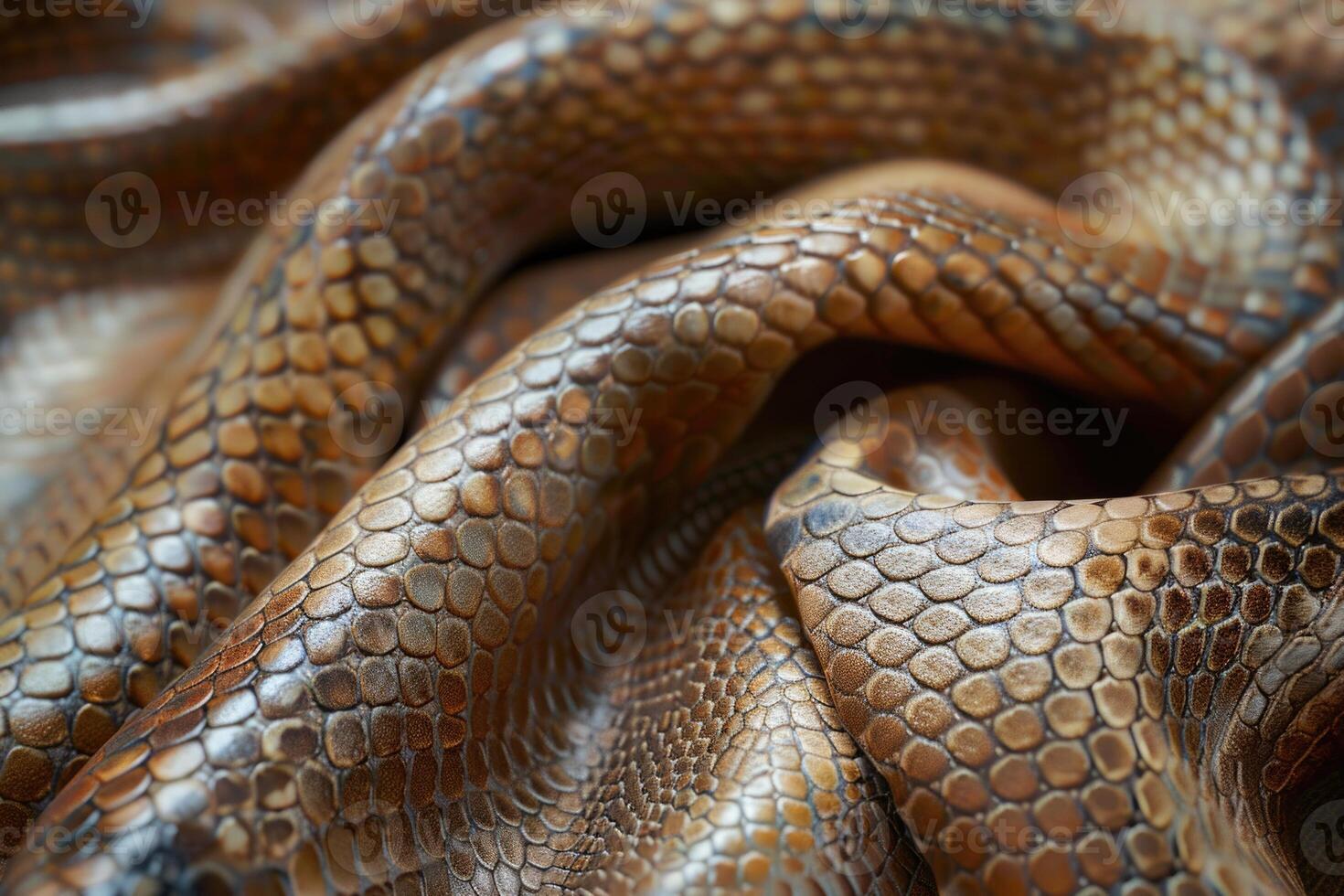 ai generato pelle di serpente tessuto foto