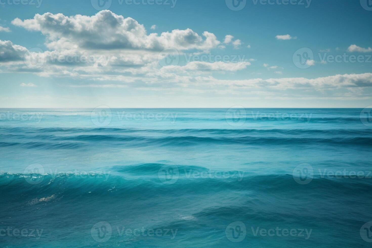 un' Visualizza di il oceano a partire dal sopra con onde foto