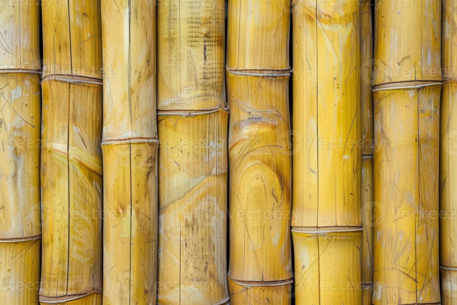 soleggiato giallo bambù gambi nel vicino Visualizza foto