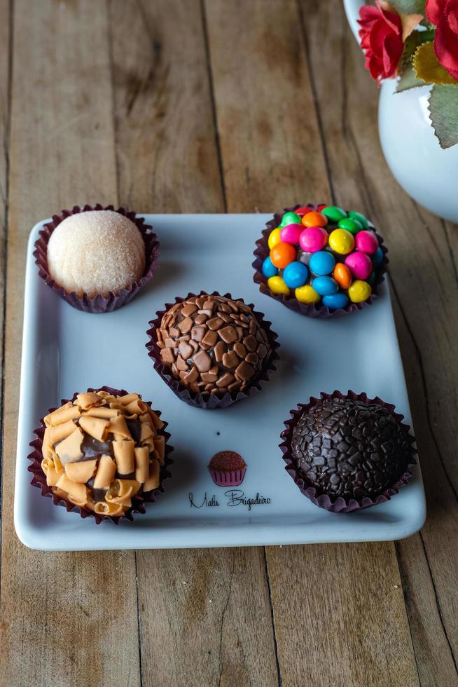 brigadeiro gourmet al cioccolato foto