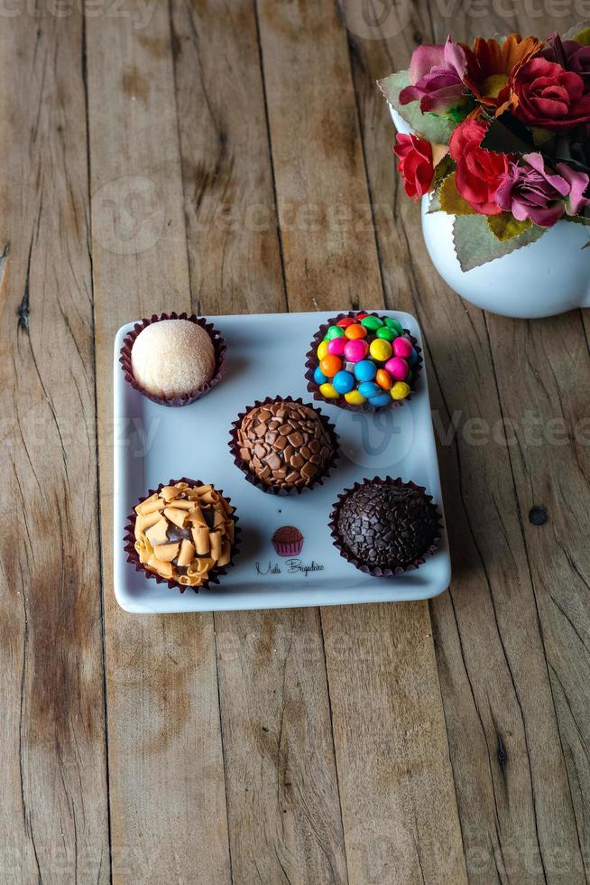 brigadeiro gourmet al cioccolato foto