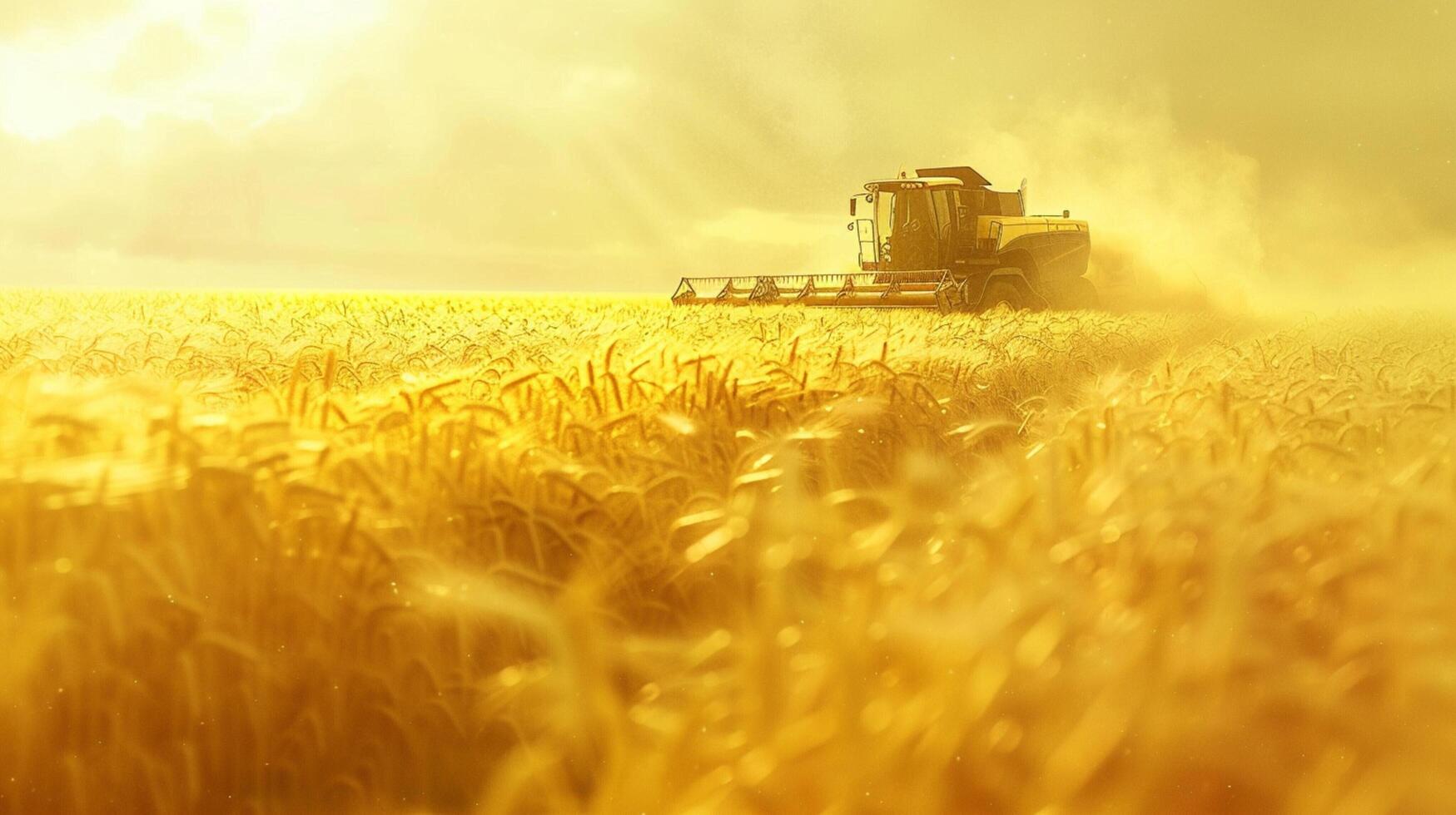 agricoltura pesante macchinari raccolti foto