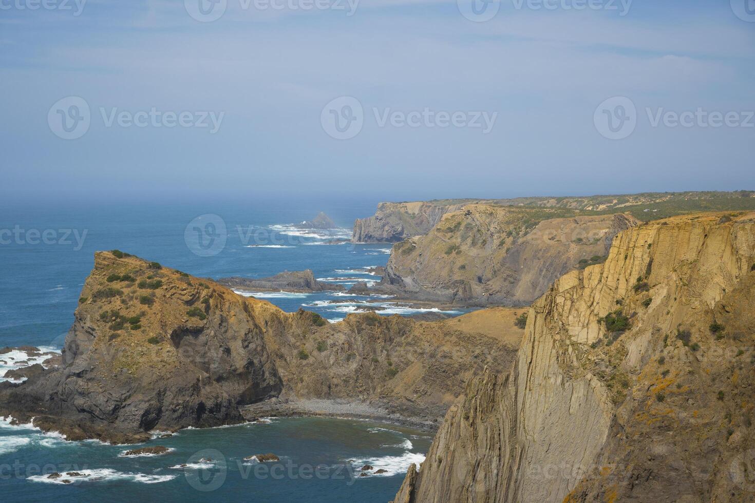 Visualizza su il occidentale costa, vicentino costa, di il algarve nel Portogallo foto