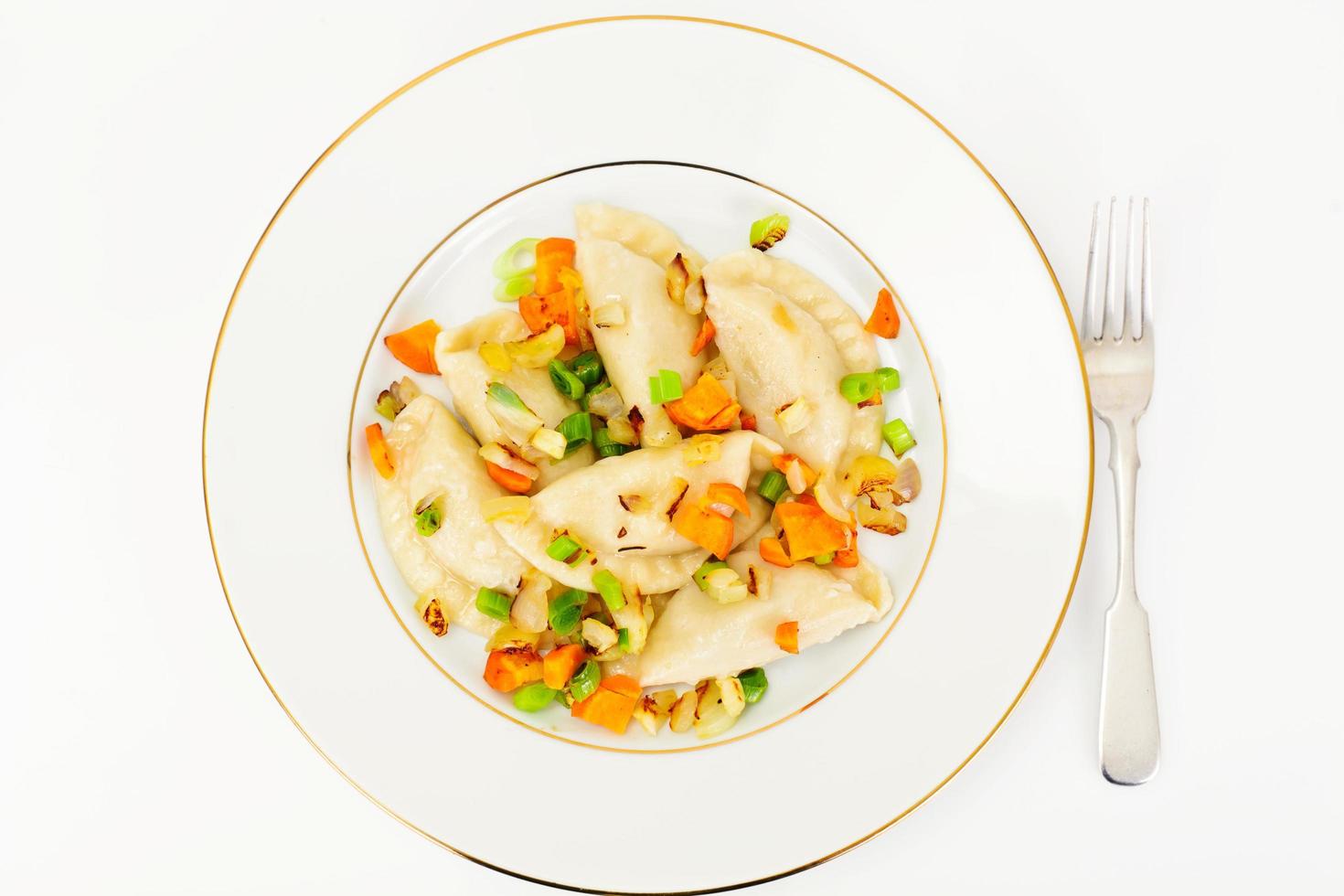 gnocchi fatti in casa, pelmeni russi foto