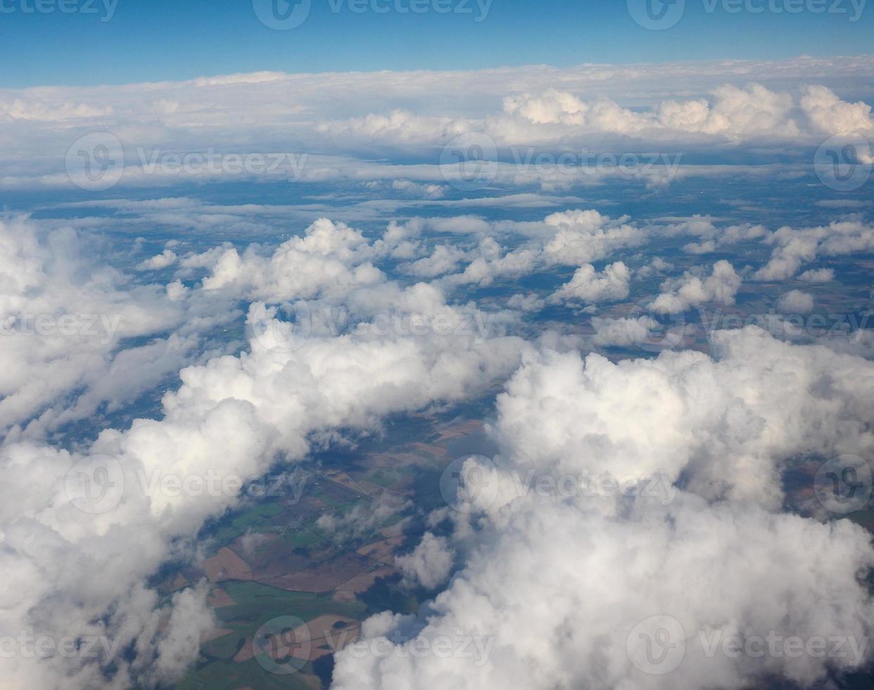 veduta aerea della campagna vicino a Bristol foto