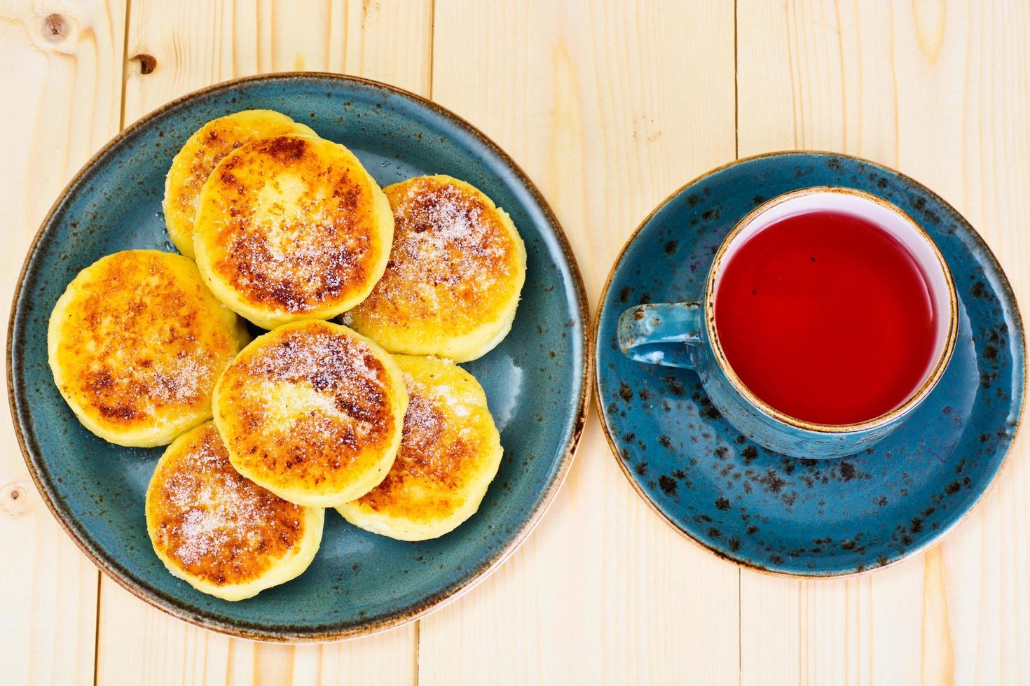 frittelle di formaggio dolce foto