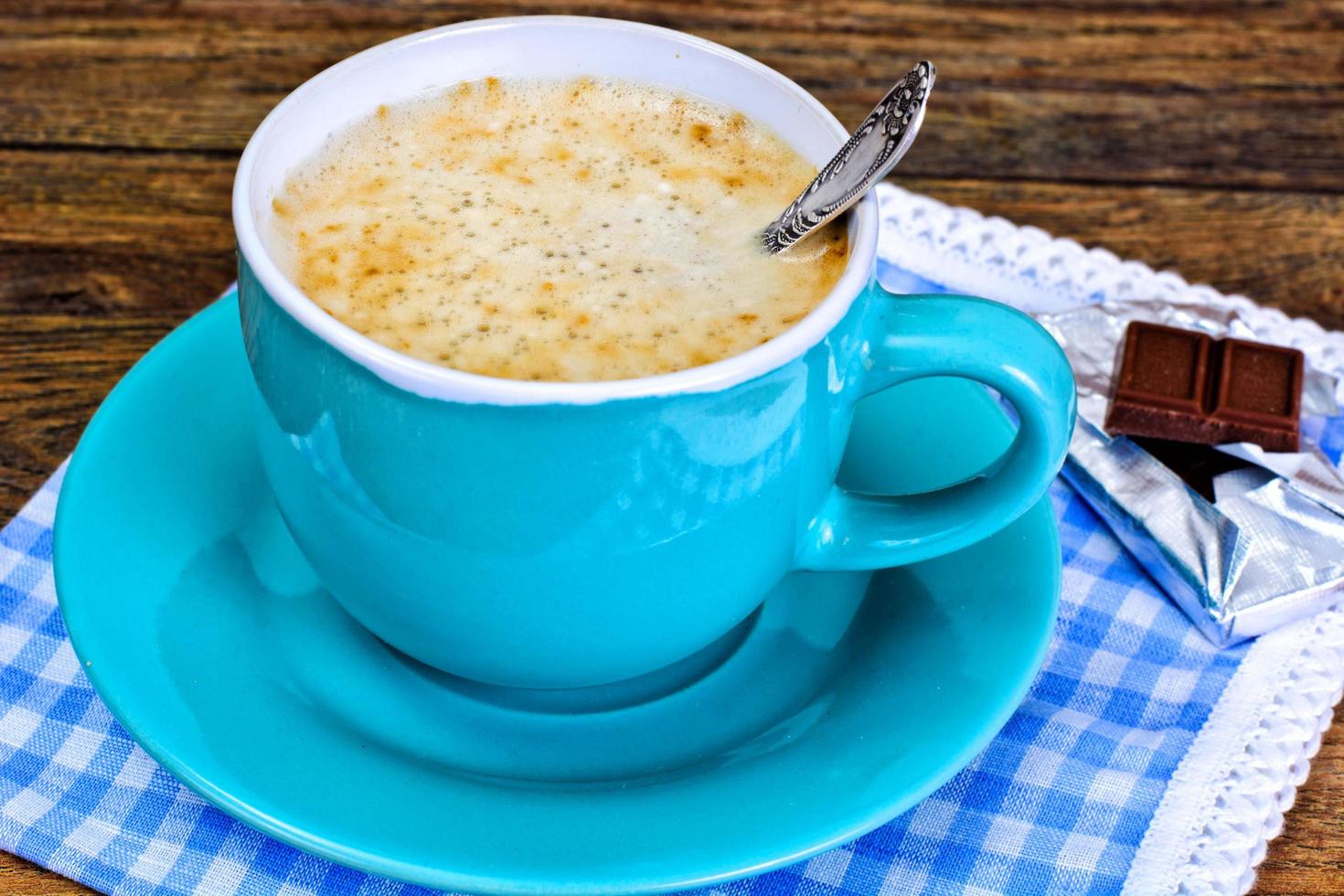 tazza di caffè in stile vintage retrò foto