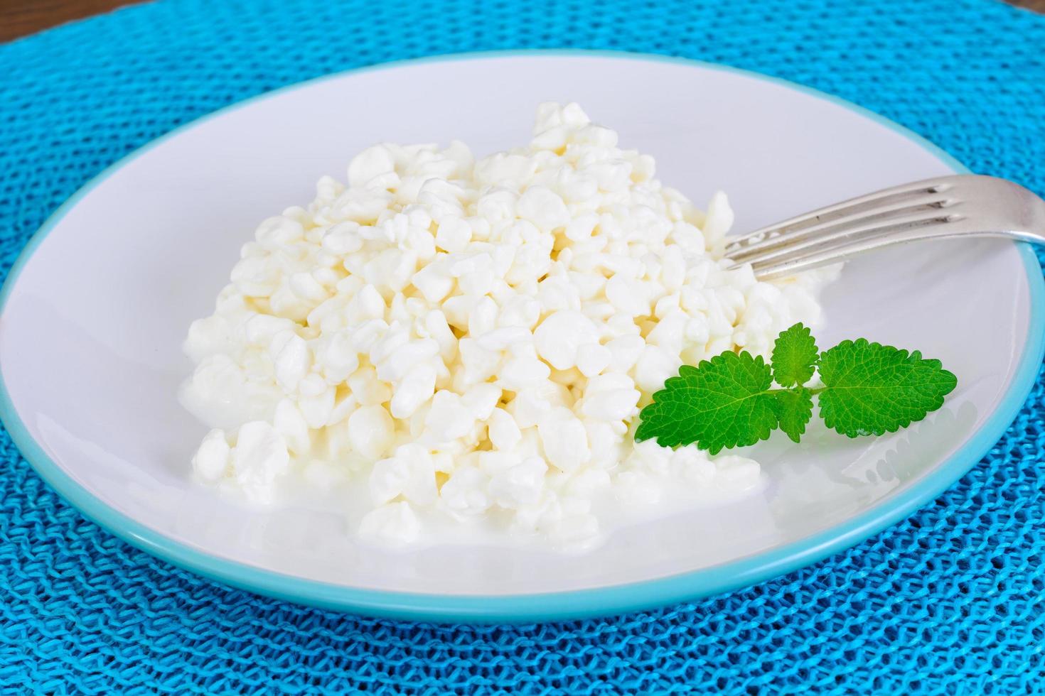 casa dietetica grasso ricotta perline cagliata foto