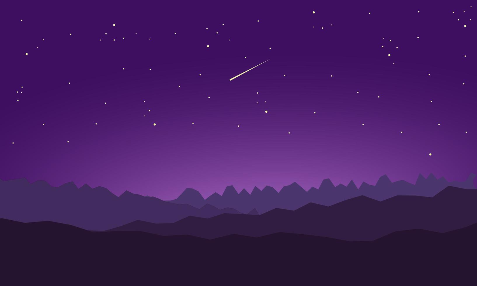 illustrazione del cielo notturno e delle stelle foto