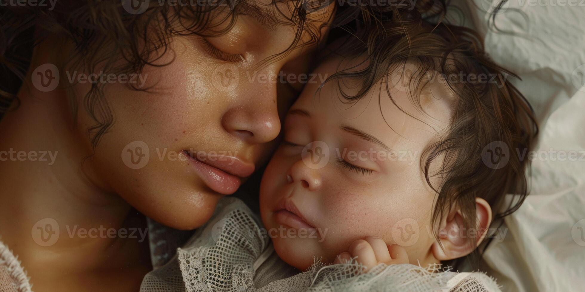 madre con sua infantile bambino foto