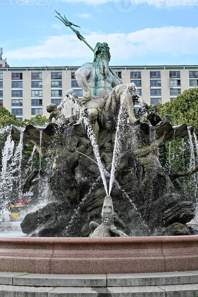 Fontana di nettura - Berlino, Germania foto