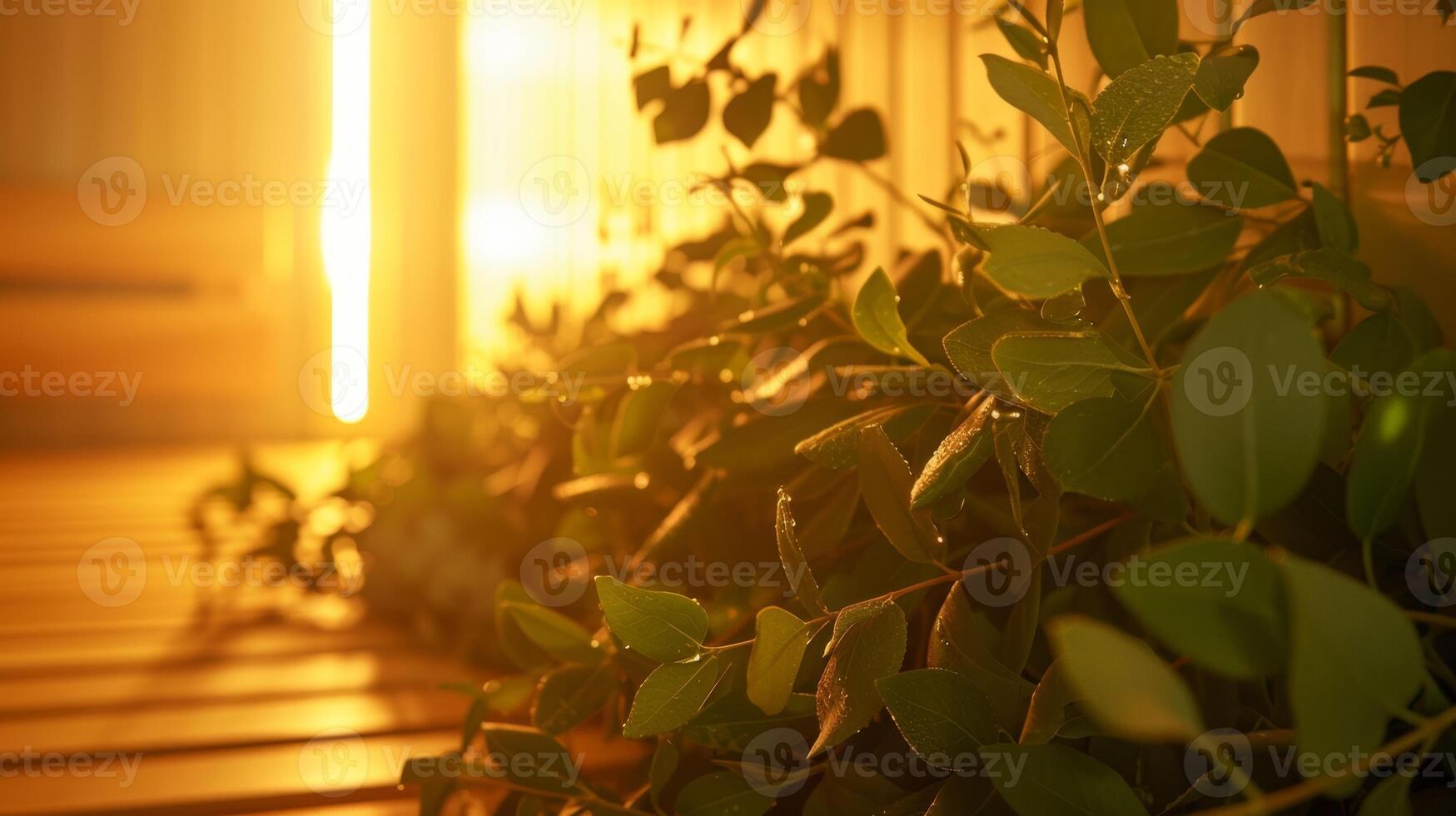 il sauna camera dopo un' disintossicazione sessione con un' svenire profumo di eucalipto persistente nel il aria e un' sensazione di complessivamente ringiovanimento. foto