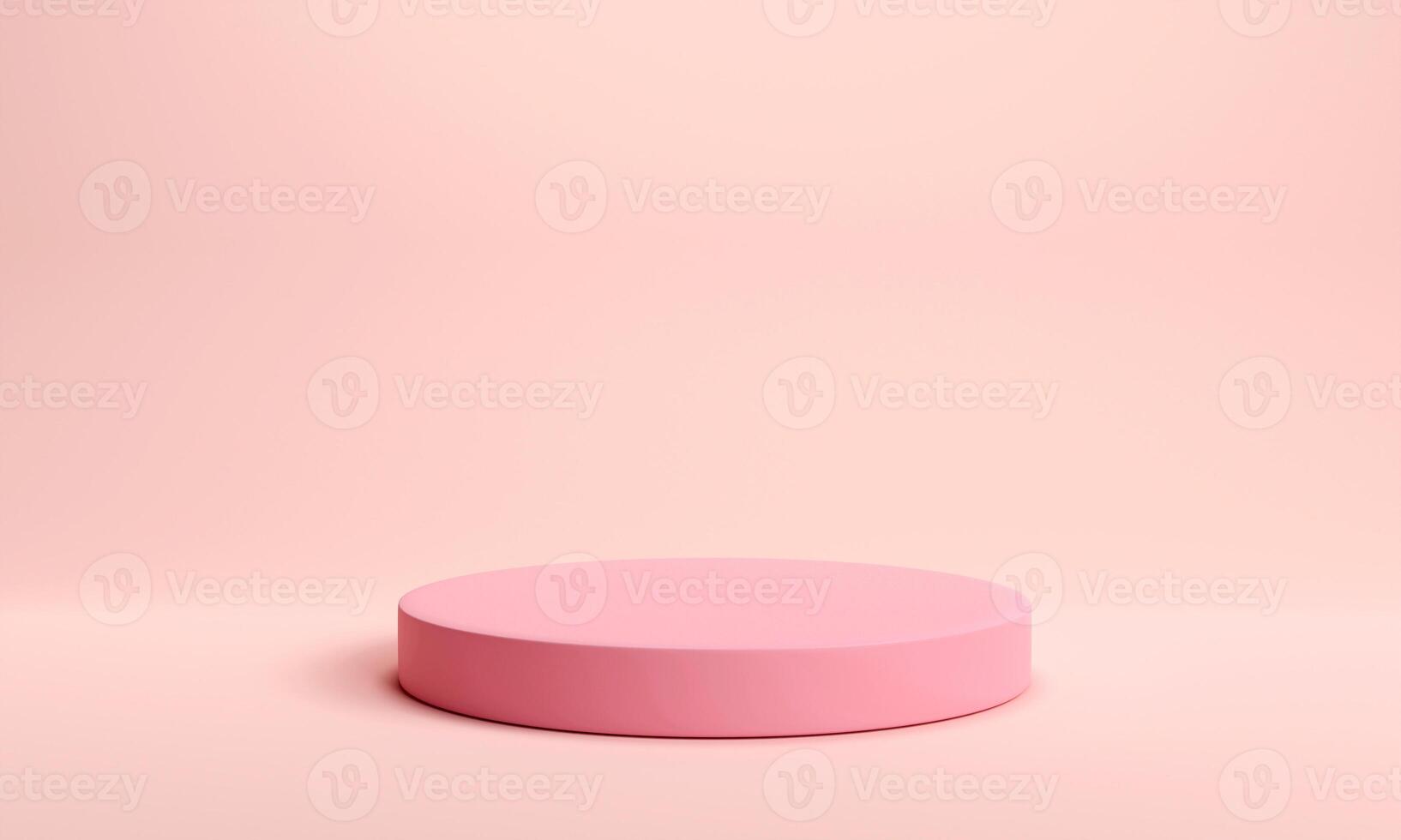 piattaforme pastello. minimo scena con rosa podi. astratto geometrico cerchio sfondo. per commercio mostrare carino, bambino Accessori, moda, cosmetici, o bellezza prodotti foto