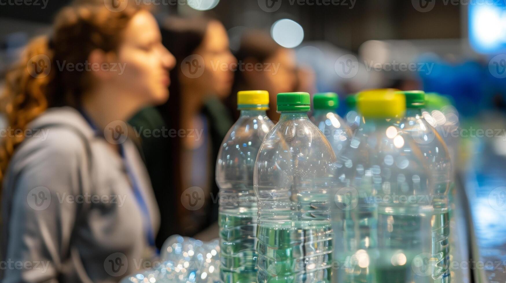 partecipanti a il raccolta differenziata laboratorio Condividere suggerimenti e trucchi per fabbricazione ecofriendly scelte e riducendo rifiuto nel loro quotidiano vite foto