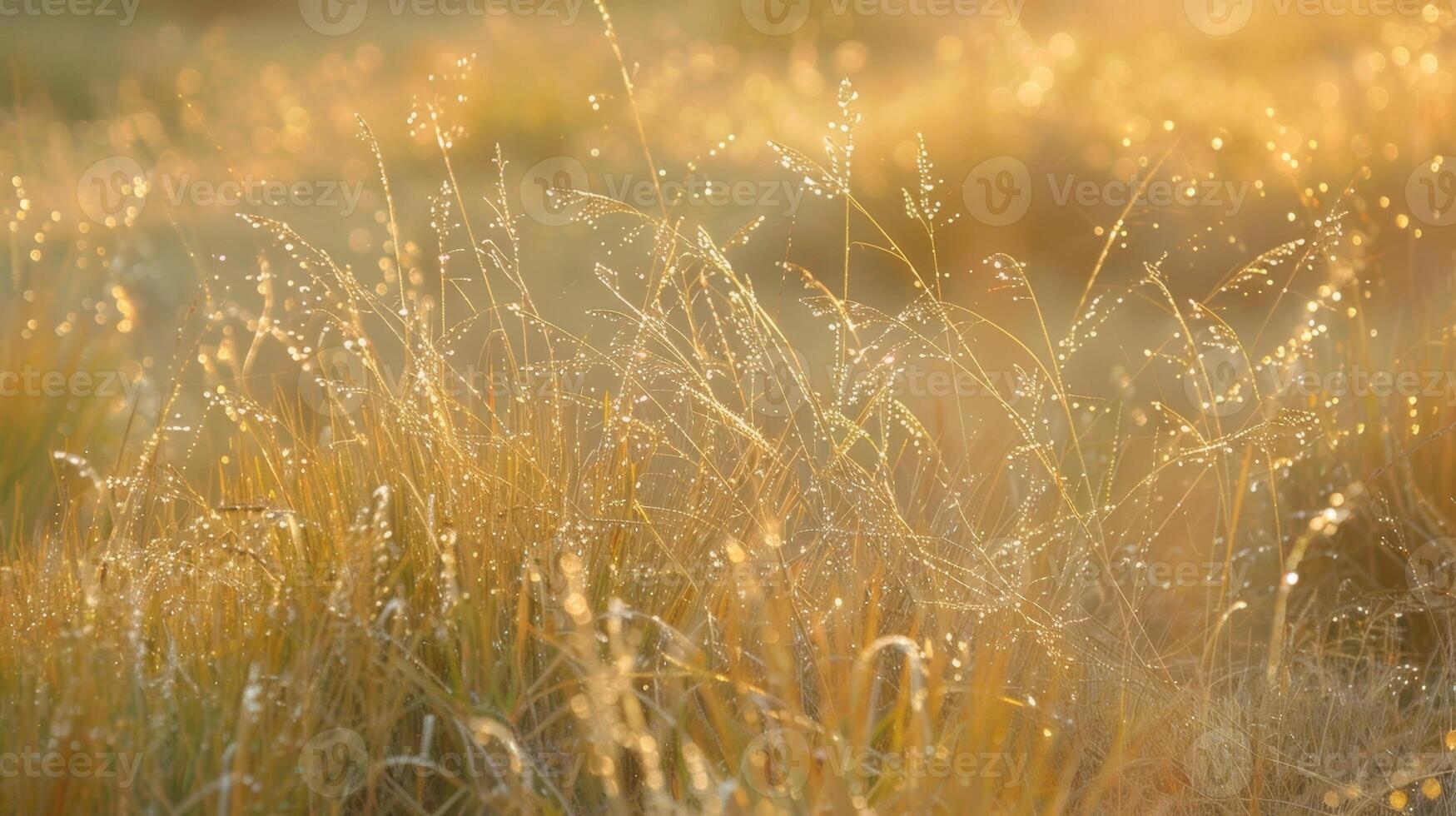 il aria è croccante e fresco come il Soli raggi raggiungere il rugiadoso erba segnalazione il inizio di un' produttivo giorno su il ranch foto
