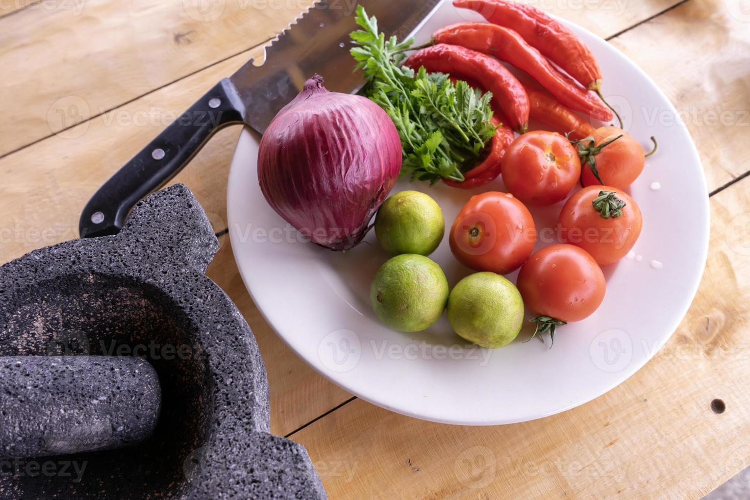 ingredienti per salsa piccante foto