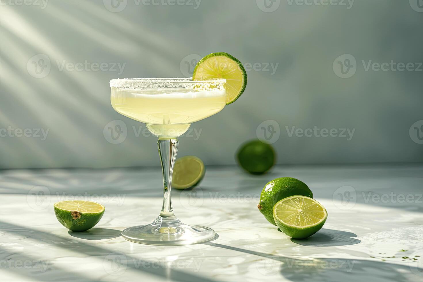 Margherita con Limes su tavolo. foto