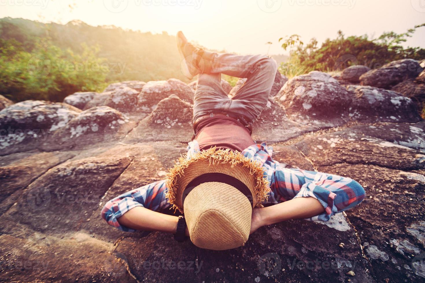 libertà turista relax con la natura foto