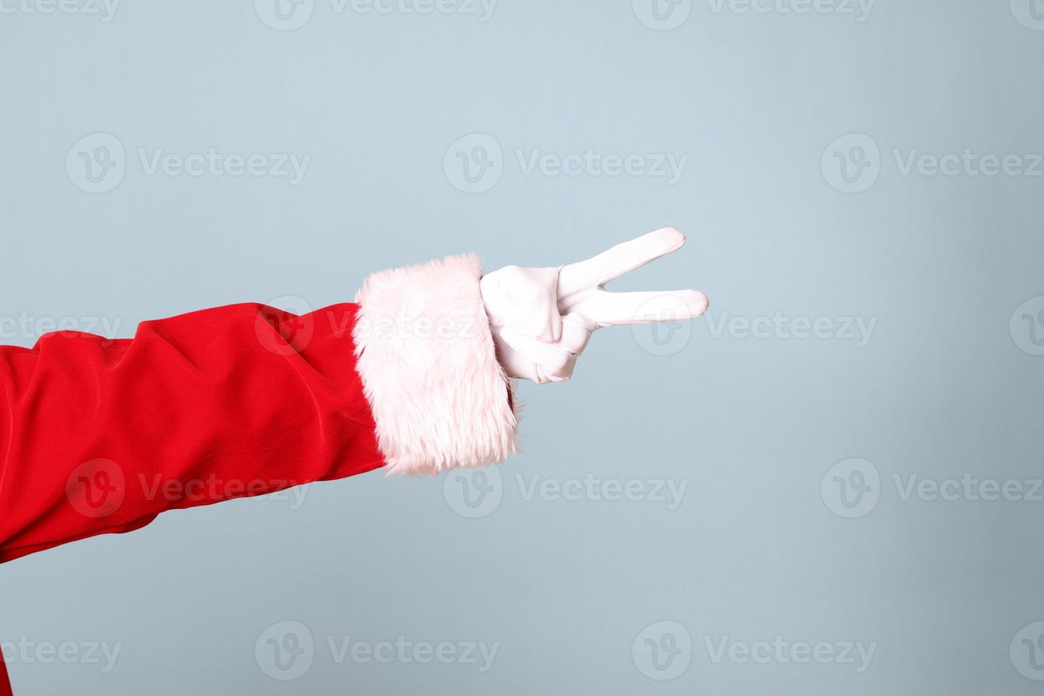 la mano di babbo natale foto