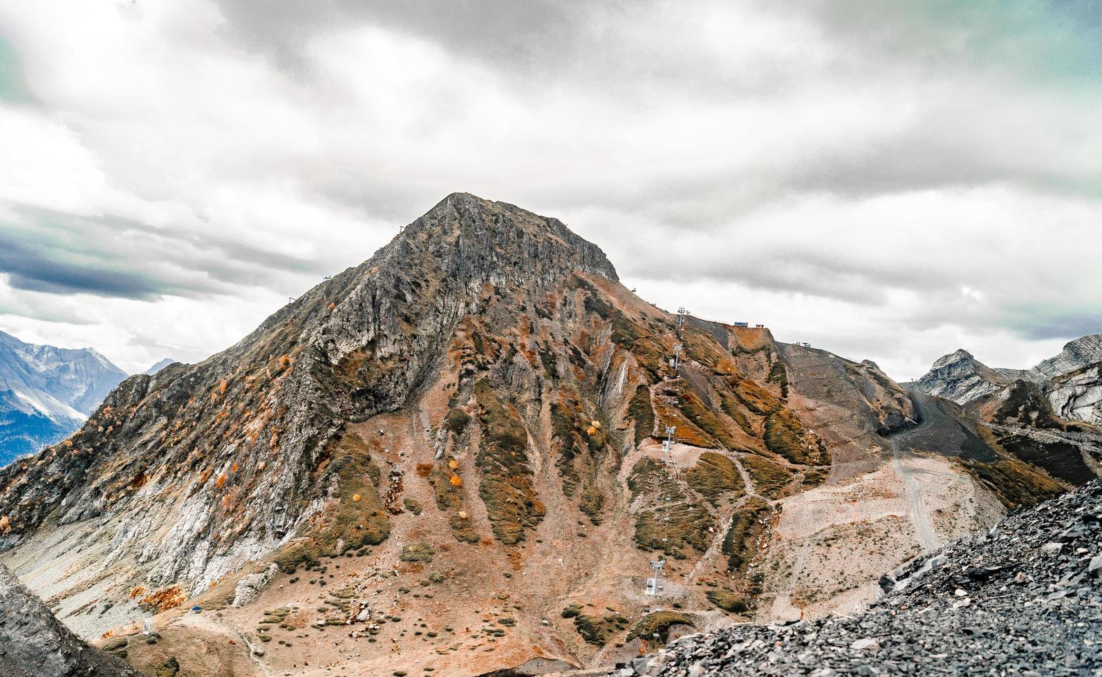 autunno nelle montagne di krasnaya polyana foto