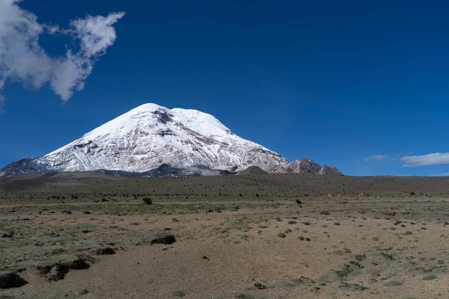 vulcano chimborazo, ecuador foto