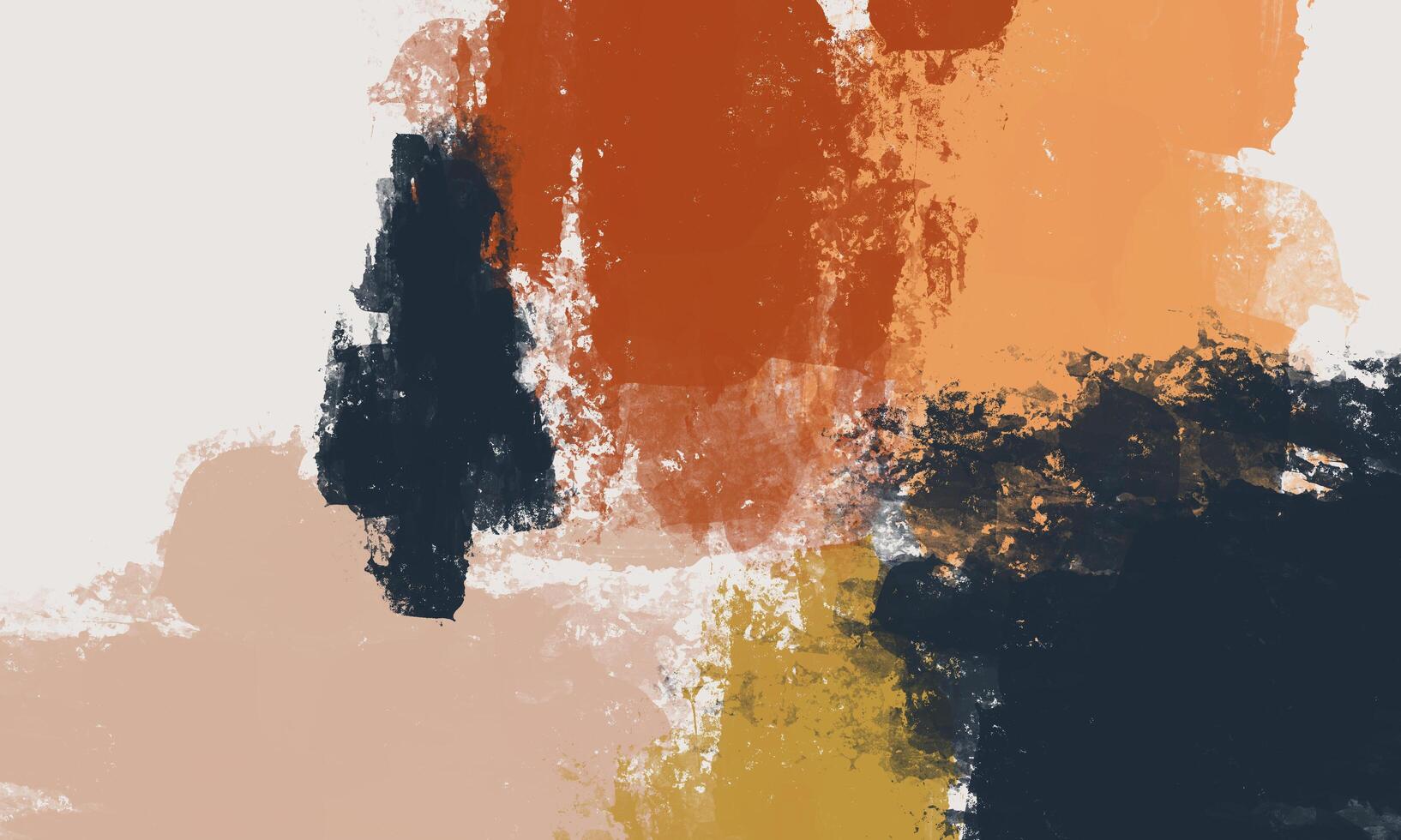 pittura astratta con colori di fondo per lo sfondo. sfondo creativo in stile minimal usando il tratto di pennello. modelli di design per social media, modelli, poster, inviti, design di biglietti e altro ancora foto