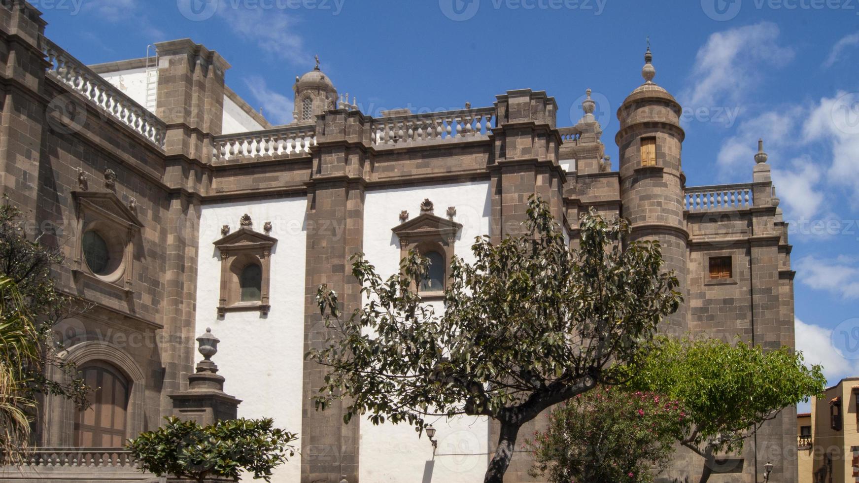 cattedrale di santa ana nella città di las palmas, isole canray foto