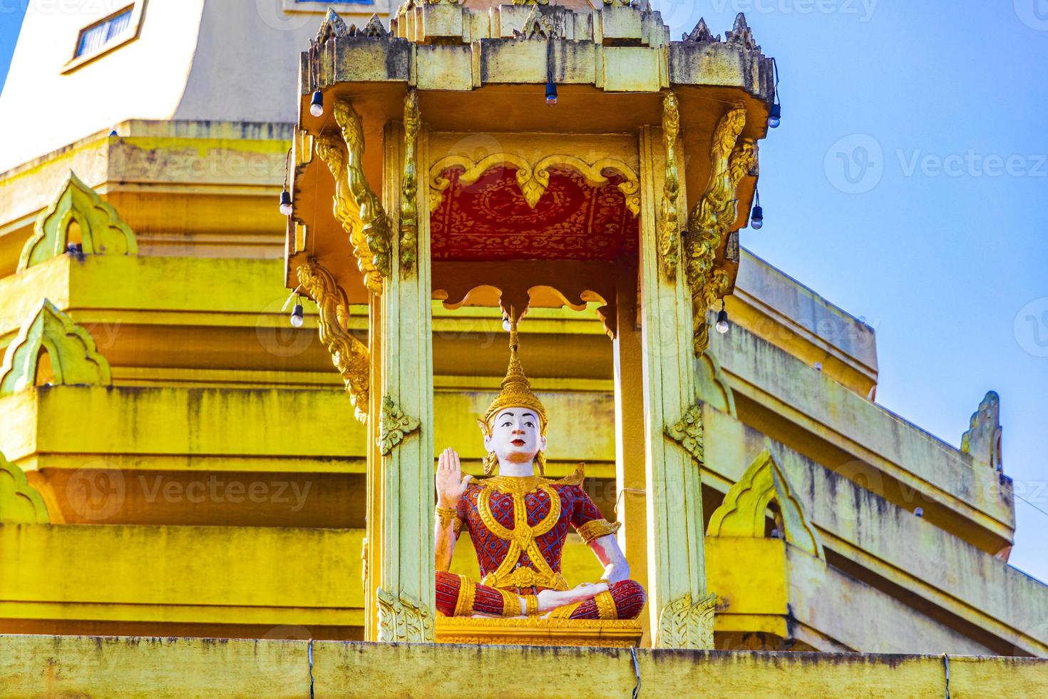 wat phol phao tempio buddista dettagli architettura luang prabang laos. foto