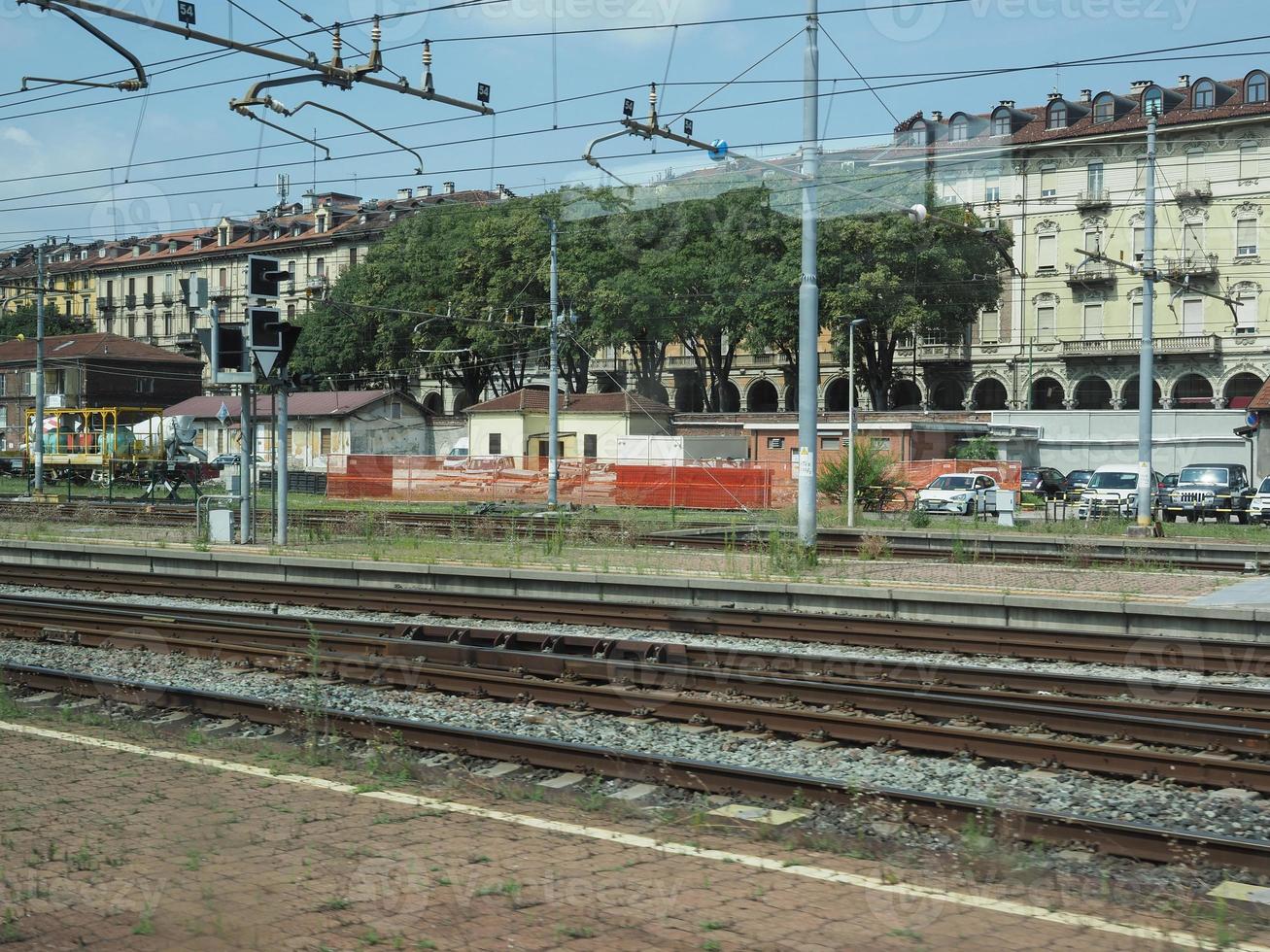 stazione dei treni di torino porta nuova foto