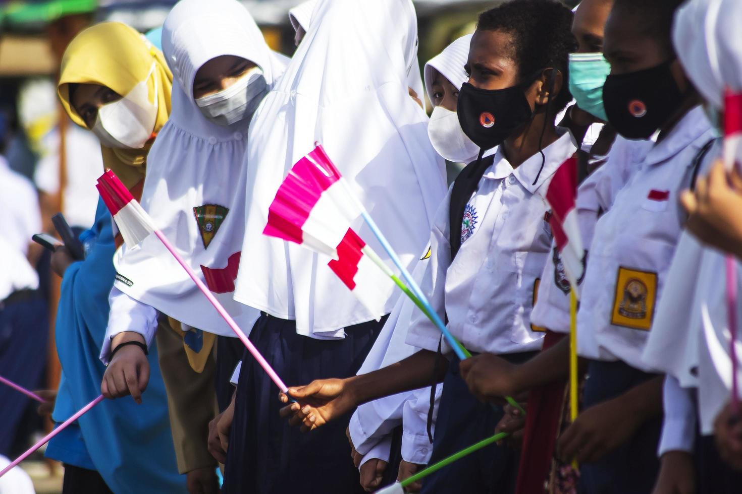 Sorong, Papua Occidentale, Indonesia, 4 ottobre 2021. Visita di Stato del Presidente dell'Indonesia, Joko Widodo. foto