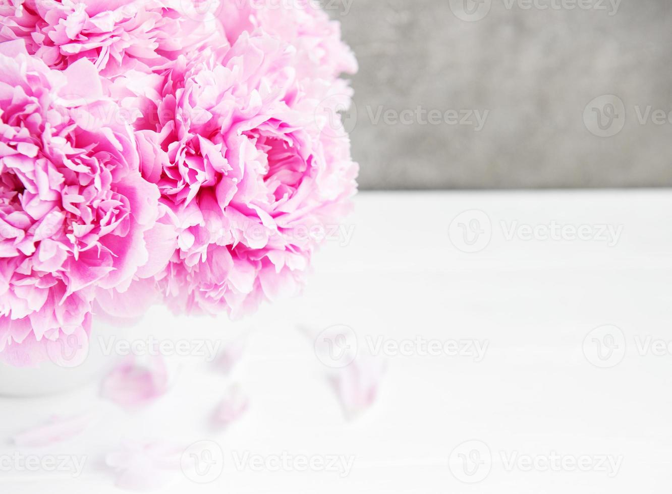 fiori di peonia rosa foto