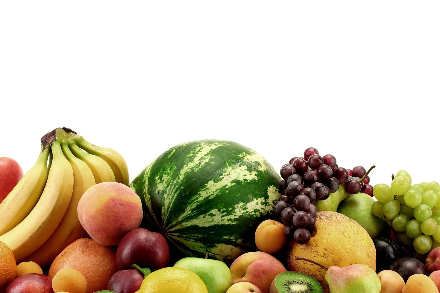 mani frutta colorata sfondo creativo frutta fresca tropicale colorato sano foto