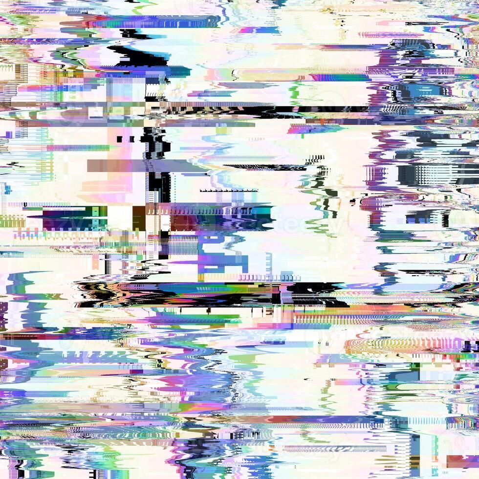 errore di glitch pixel astratto astratto bianco e grigio unico segnale strutturato foto