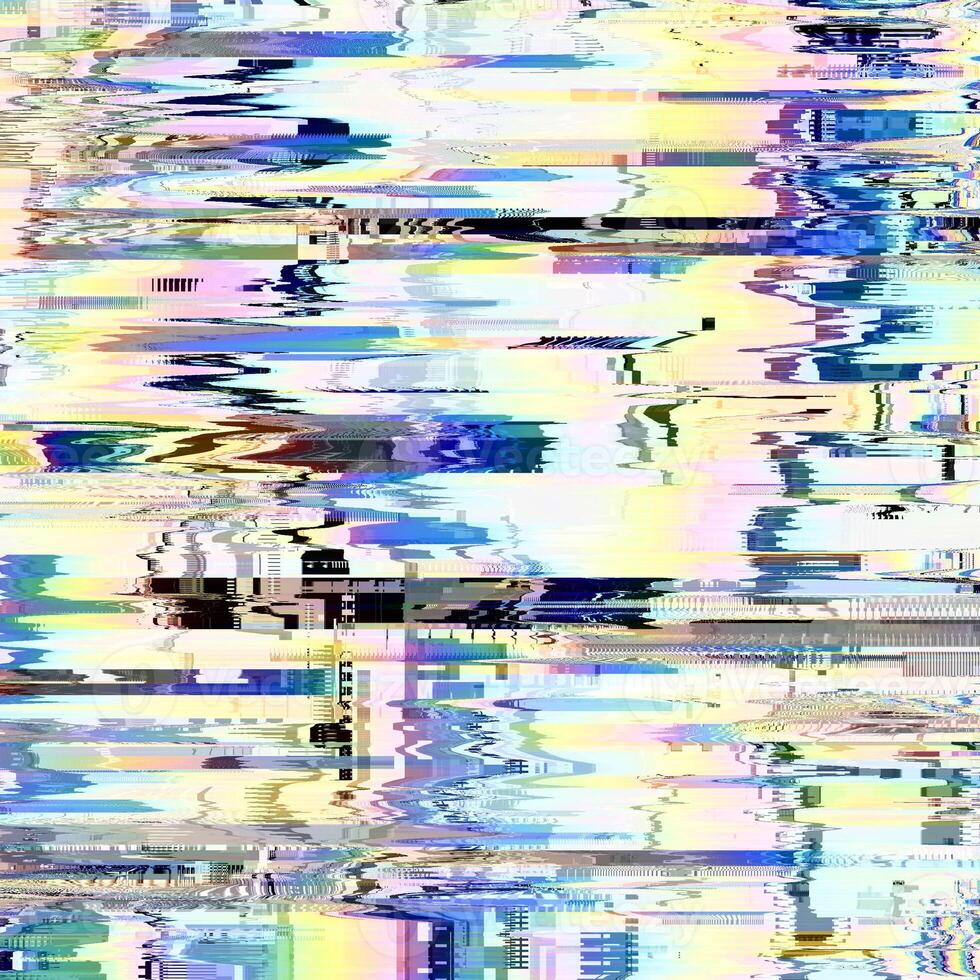 errore di glitch pixel astratto astratto bianco e grigio unico segnale strutturato foto