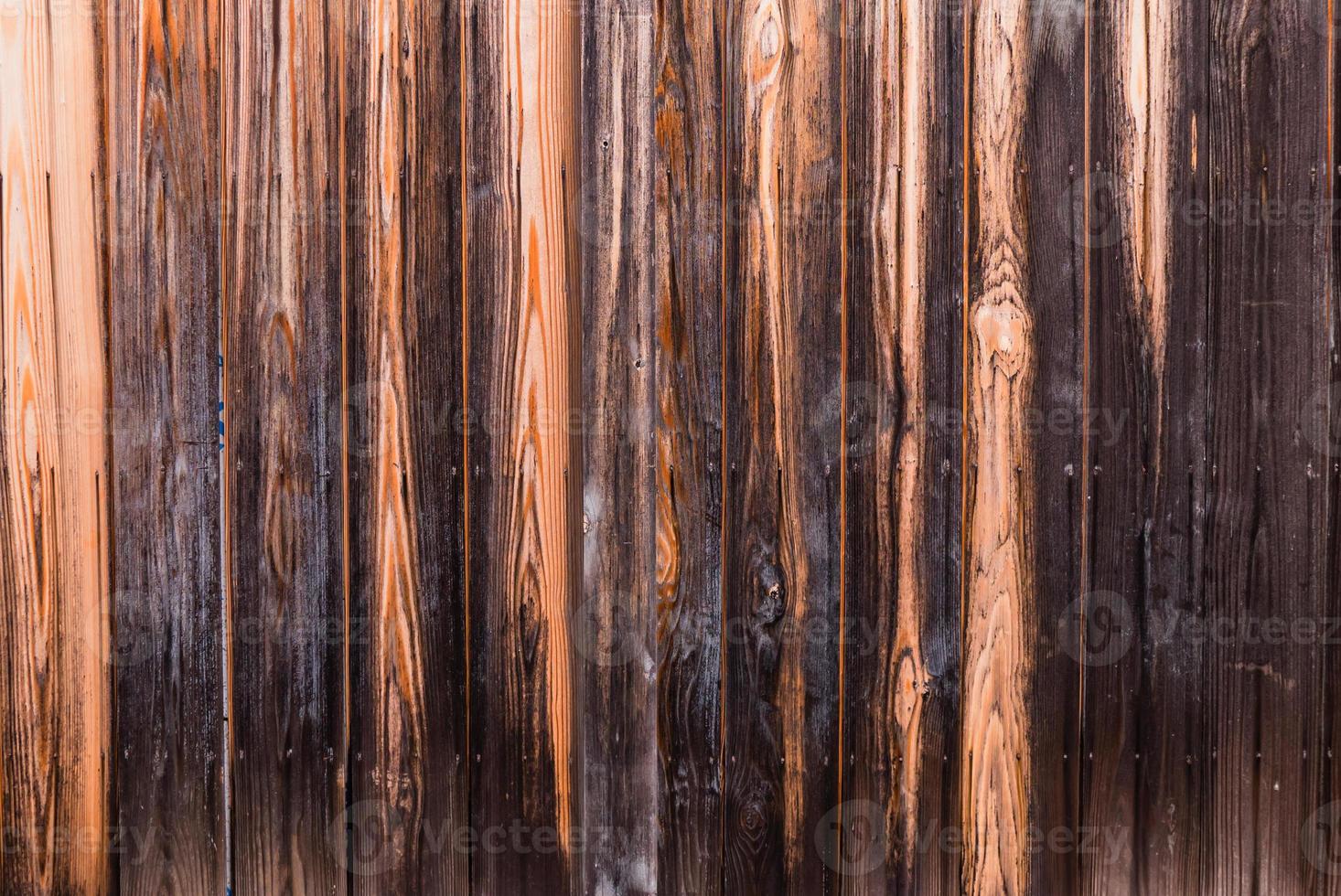 superficie di struttura della plancia di legno marrone con vecchio motivo naturale su legno marrone. foto
