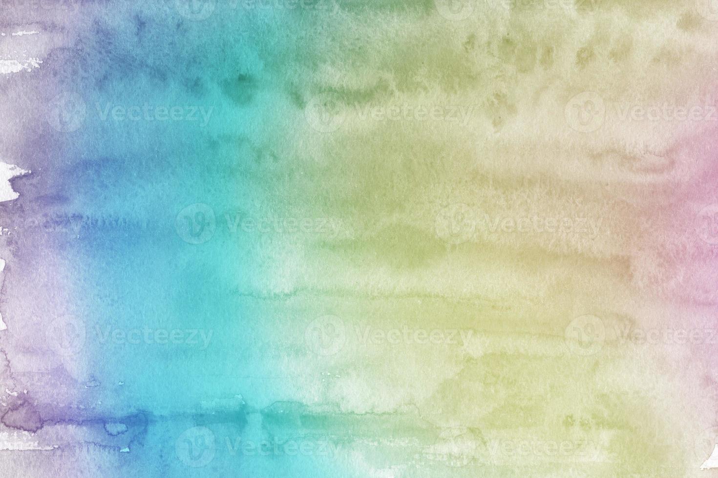 blu verdastro e giallo acquerello colorato inchiostro brillante e texture acquerello spazzolato dipinto sfondo astratto. spazzolato foto